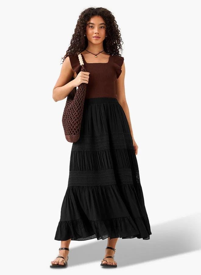 تواكستريمز 2Xtremz Maxi Skirt with Tiered Design